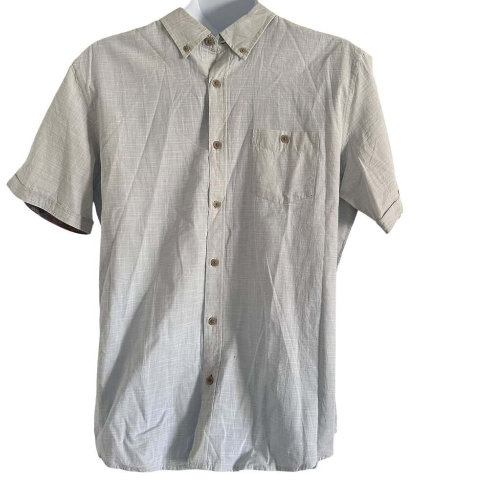Men's Shirt Original Weatherproof button up shirt light blue large